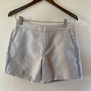Grey sparkly shorts